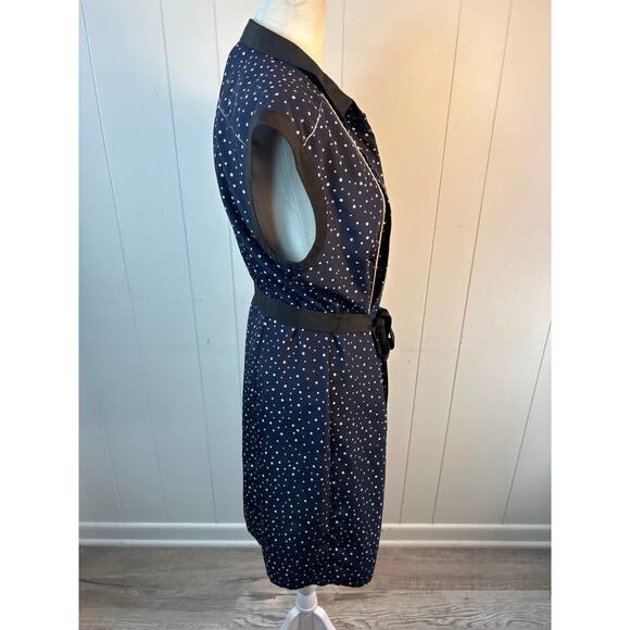 Jason Wu for Target polkadot chiffon dress in navy. Size M. - Picture 7 of 8
